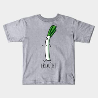 Funny leek (b) Kids T-Shirt